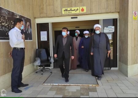 نمایندگان دفتر اجتماعی و سیاسی حوزه از بیمارستان شهید جلیل یاسوج بازدید کردند .
