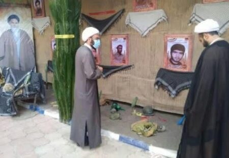 برگزاری نمایشگاه هفته دفاع مقدس در آستانه اشرفیه