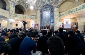 نشست بصیرتی با حضور حجت الاسلام والمسلمین سید محمد حسین راجی نویسنده کتاب #صعود_چهل_ساله در مدرسه علمیه مصلی